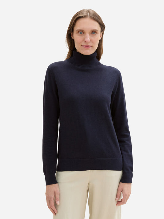 Tom Tailor Women turtlenecks and polo necks (1042959_dark blue)