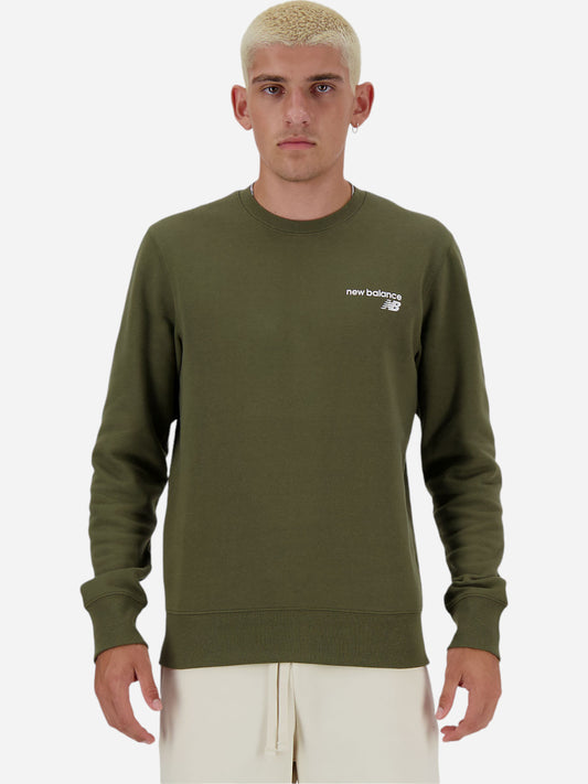 New Balance Men hoodless sweatshirts (NBMT03911DMO_EU)
