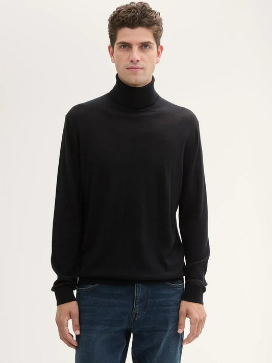 Tom Tailor golf shirts and polo shirts Black (1043732) Men