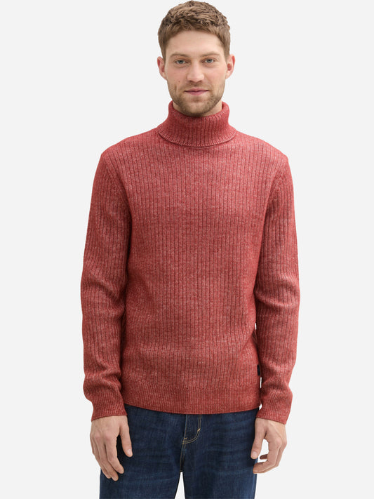 Tom Tailor turtleneck jumpers Burgundy (1043347) Men