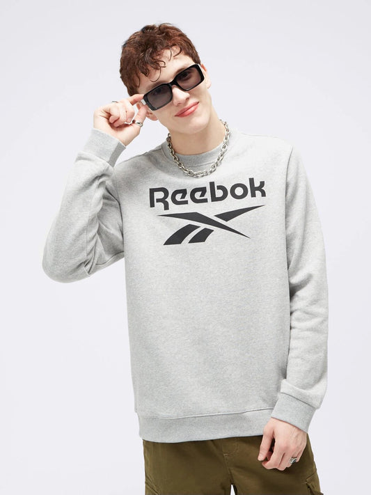 Reebok Men hoodless sweatshirts (100050273_gray)