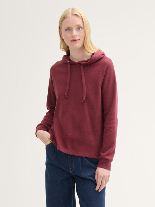 Tom Tailor Women hoodies (1042827_burgundy)