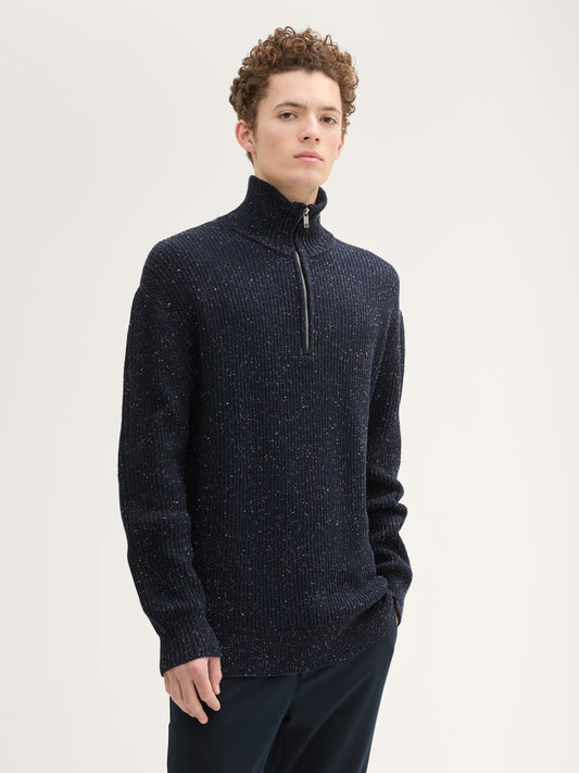 Tom Tailor Men turtleneck jumpers (1043025_dark blue)