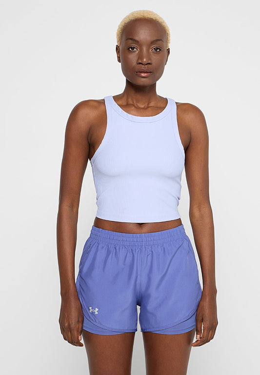 Under Armour Meridian Rib Crop Tank-PPL (ZZO32W022-T00) Women