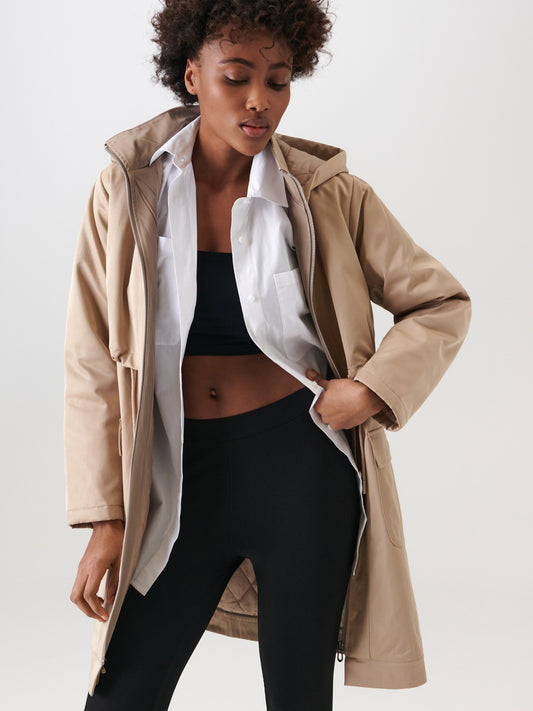 Sinsay trench coats Beige (6536J-80X) Women