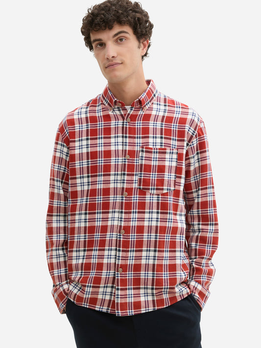 Tom Tailor shirts Red (1042538) Men