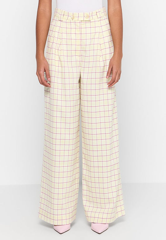 Checked suiting pants Unisex