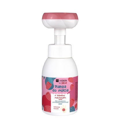 Hiskin Kids Raspberry Hand And Body Wash Foam 300ml Kids