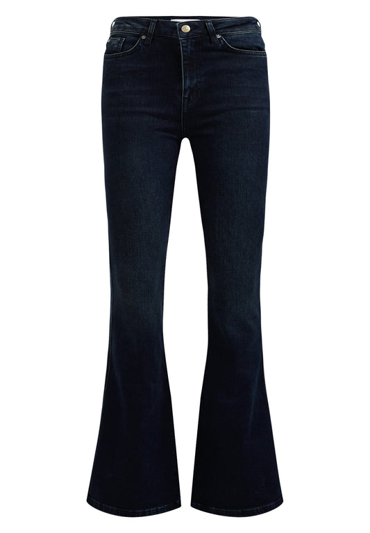 WE Fashion high waist flared jeans Curve Dark Blue (WF521N05R-K11) Women