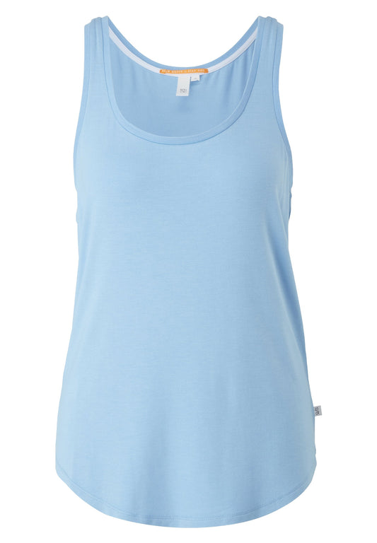 QS Viskosetop mit Ripp-Details (QS121D17X-K11) Women