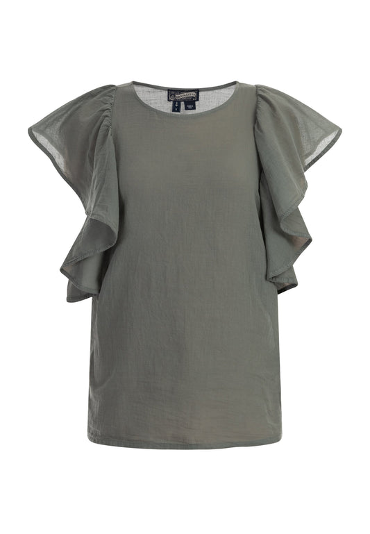 DreiMaster Blouse Top Olive (4DR21E09G-N11) Women