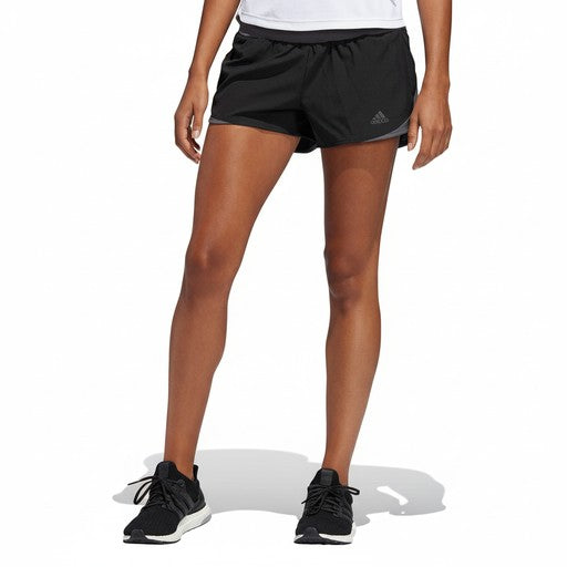 Adidas Run It Athletic Shorts Black Grey (DQ2595-BLACK_GREY), Women