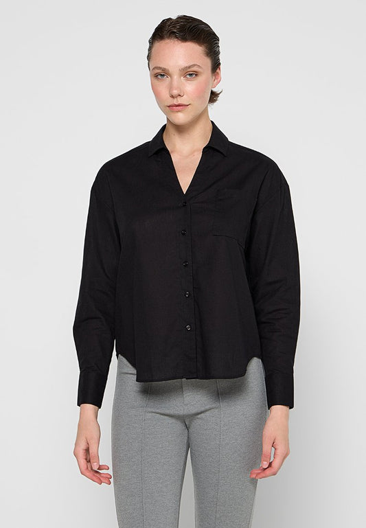 Mexx Linen long sleeve blouse (ZZO32DT10-Q00) Women