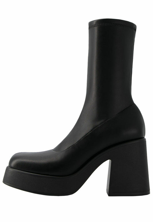Bershka FITTED HIGH-HEEL - platform ankle boots 11140260 Black (BEJ11N05O-Q11) Women