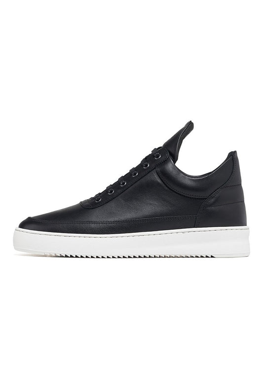 Filling Pieces Low Top Ripple Nappa Black Black (ZZO28BJ10-Q00) Unisex