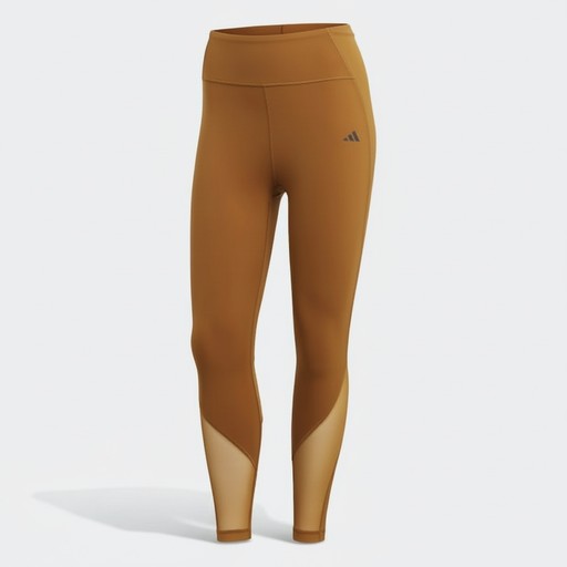 Adidas Colorblock High-Rise Leggings Brown, Women