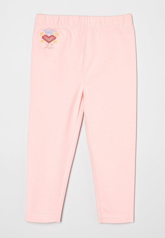 Polo Ralph Lauren STRETCH JERSEY-LEGGING-PN-LGG light pink (ZZO2L7402-J00) Kids