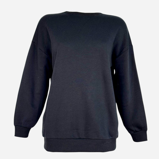 Sinsay Women hoodless sweatshirts (4343N-99X Black)