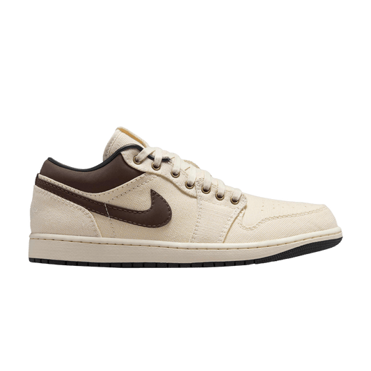 Jordan 1 Low Premium Pale Ivory Off Noir Baroque Brown (IB8058-110) Unisex