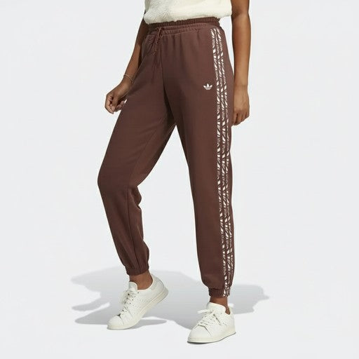 Adidas Side Stripe Jogger Pant Brown, Women