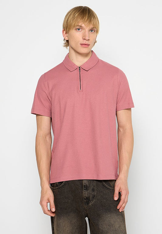 ZARKES SS Regular Zip Polo Men