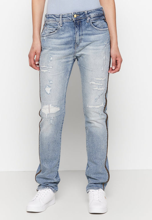 Replay Trousers Light Blue (ZZO2A7F52-K00) Women