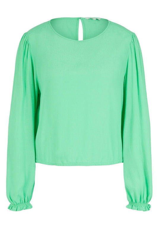 TOM TAILOR DENIM Blusen & Shirts Bluse with Rückenschlitz Green (TO721E0OB-M11) Women