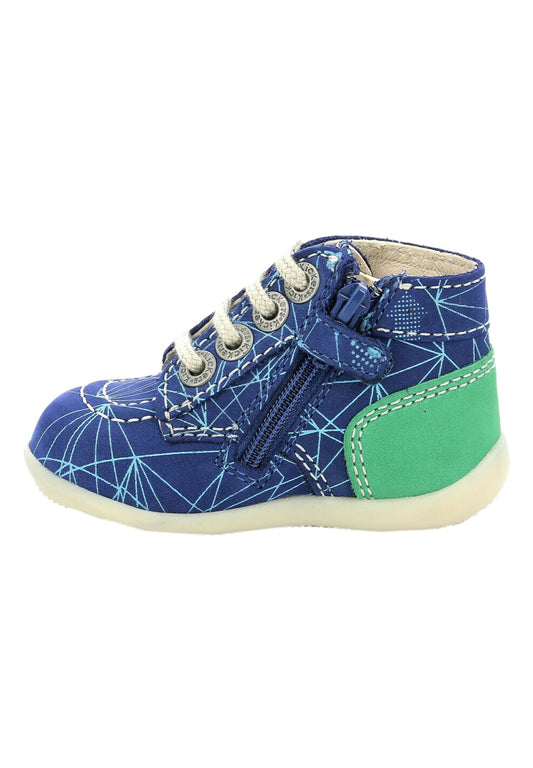 Kickers Bottillons Cuir Bonzip Blue (KI114I03V-K11) Kids