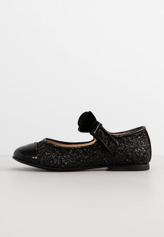 GLITTER MARY JANE WITH BOW EMBELLISHED Girls