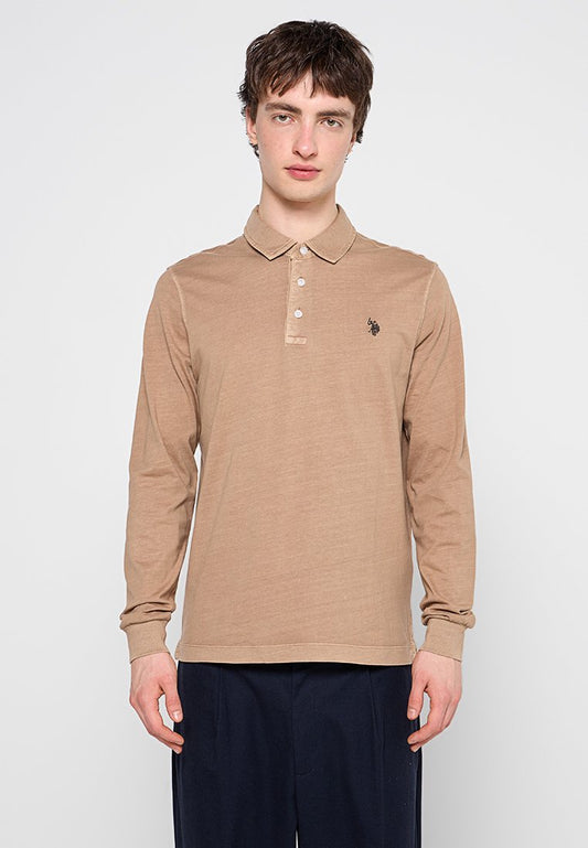U.S. Polo Assn. T-shirts & Tops Light Brown (ZZO2NC937-O01) Men