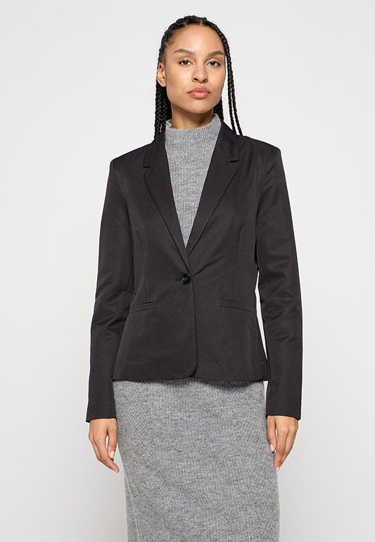 Vero Moda VMRAYA LS FITTED BLAZER BF ZLO Black (ZZO2QA301-Q00) Women