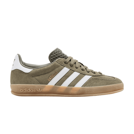 adidas Gazelle Indoor Olive Strata Cloud White Gum Men