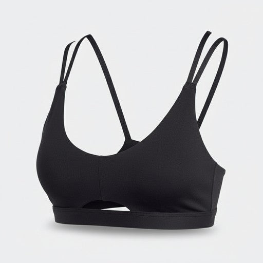 Adidas Double Strap Workout Bra Black, Women