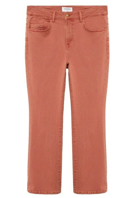 Violeta by Mango Flared jeans bootcut Salmon (VM421N0KL-H11) Women