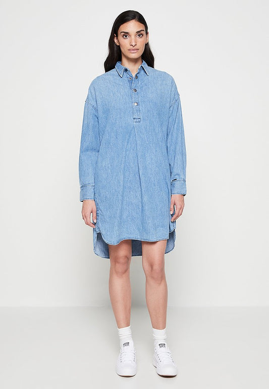 G-STAR Long shirt denim dress (evergreen inspiration) (ZZO1QSK18-K00) Women