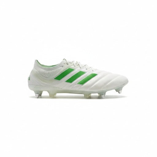 Adidas Copa 19.1 Kids Football Boots White Green (F36076), Kids