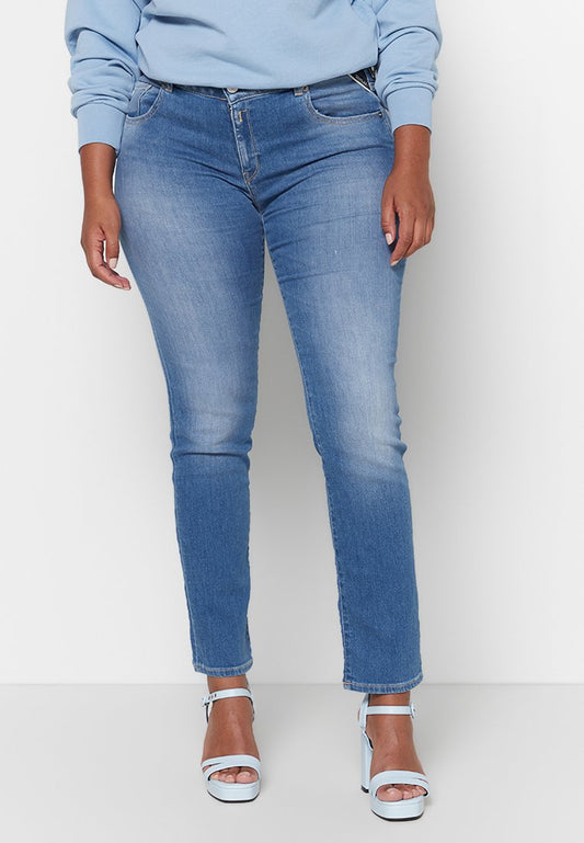 Replay 11.5 OZ RECYCLED POWER STR.INDIGO DENIM Light Blue (ZZO2B5B91-K00) Women