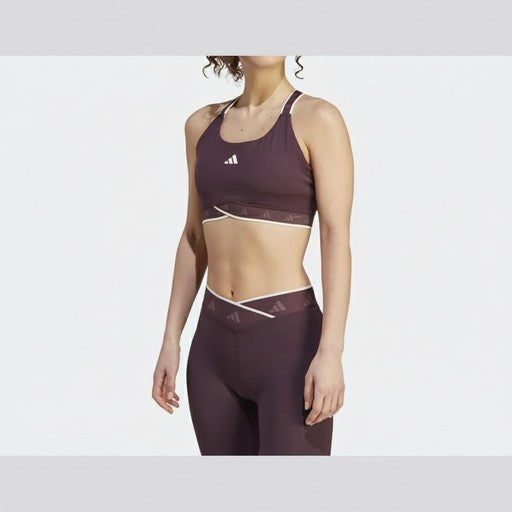 Adidas PWI Training Sports Bra Brown, Women