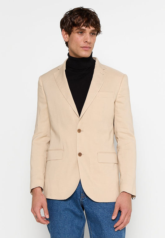 MARCIANO BY GUESS 2B NOTCH BLAZER REGULAR FIT Beige (ZZO2N2P19-E00) Men