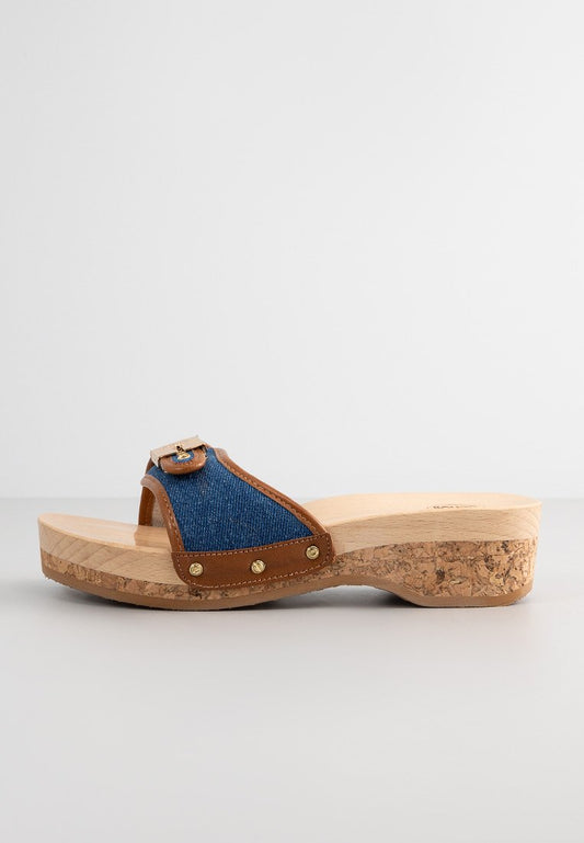 Scholl PESCURA HEEL REESE Tex-W Blue (ZZO2L5N28-O00) Women