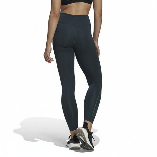 Adidas High-Waisted 7/8 Performance Leggings Green, Women