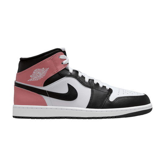 Jordan 1 Mid White Rust Pink Black (DQ8426-100) Unisex