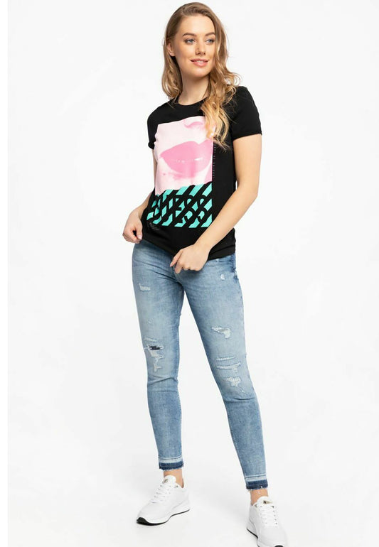 Guess SPODNIE GUESS JEANSOWE 1981 SKINNY W1GA46D3ZTD-SAGD (GU121N0T9-K11) Women