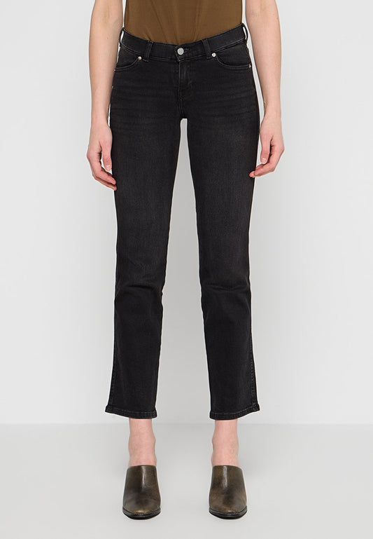 Dr.Denim Dixy Straight Black (ZZO36ZA05-Q00) Women