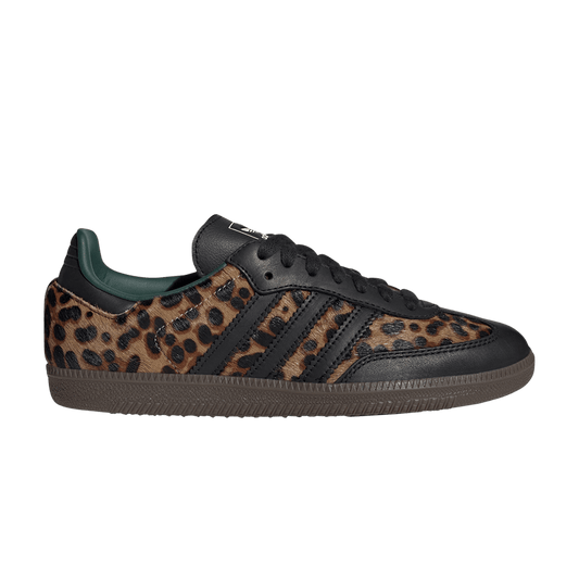 adidas Samba OG Black Green Leopard (Women's) Women