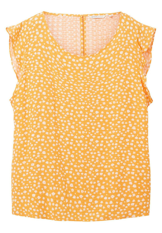 TOM TAILOR DENIM Blusen & Shirts Ärmellose Bluse Orange (TO721E0OG-H11) Women