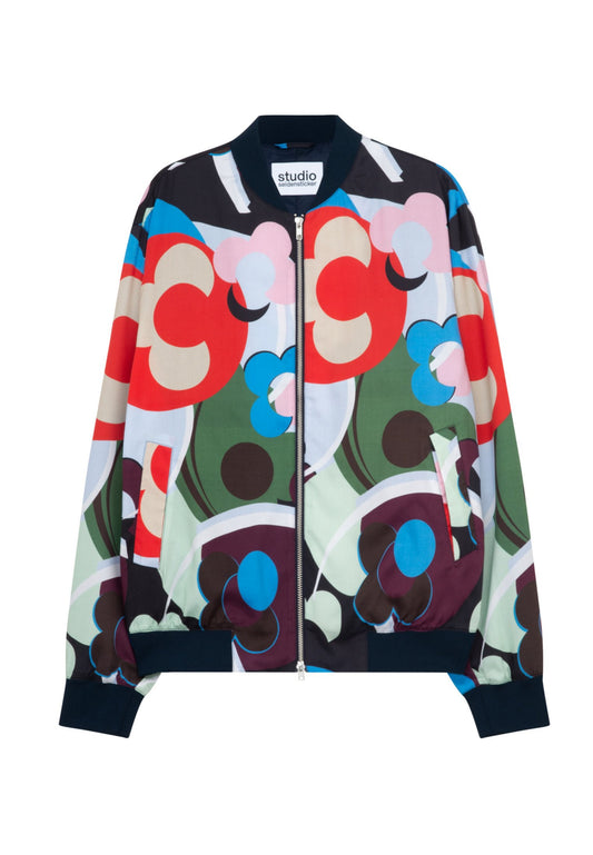 Studio Seidensticker Relaxed Fit Bomber1 Blue (ZZO2EX205-K00) Kids