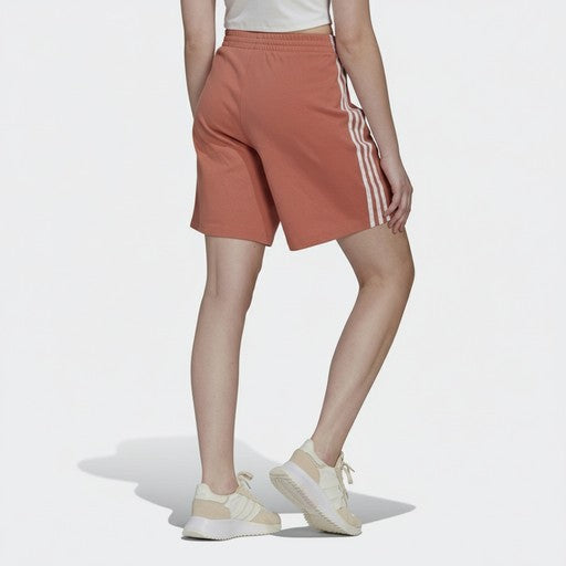 Adidas 3-Stripes Cotton Track Shorts Orange, Women