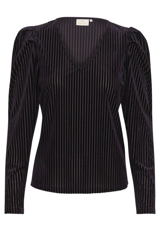 Kaffe KAcaca LS T Shirt Dark Purple (KA321D0L4-I11) Women