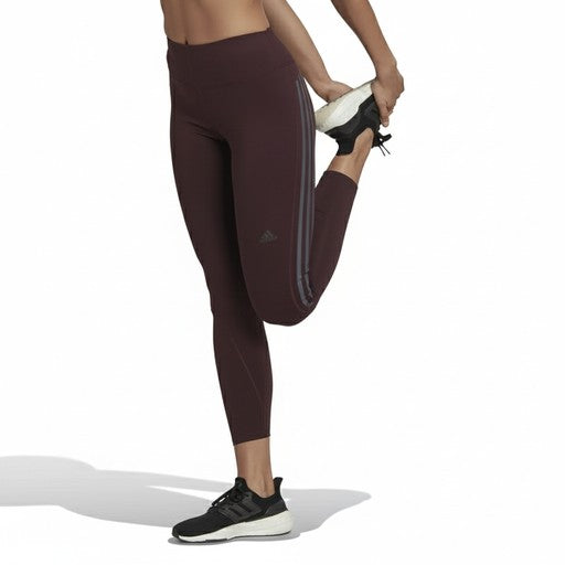 Adidas Women's Three-Stripes Performance Leggings Brown, Women